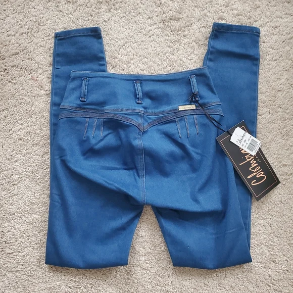 COLOMBIANA JEANS ITALY BUTT LIFT SKINNY JEANS 2046 - Picture 6 of 10